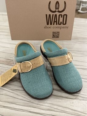 WACO Shoe Company Aria Clogs – Teal | Women’s 5.5